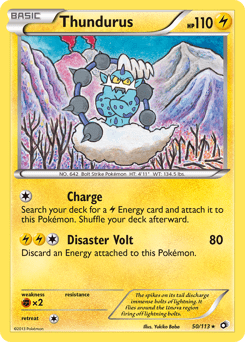 Thundurus #50 from Legendary Treasures
