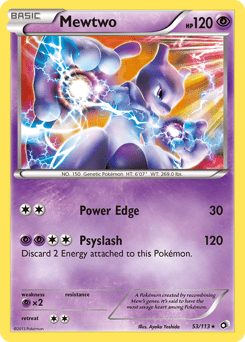 Mewtwo #53 from Legendary Treasures