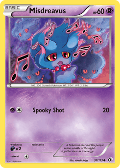 Misdreavus #57 from Legendary Treasures