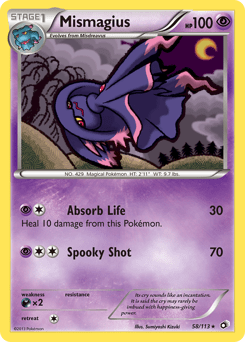 Mismagius #58 from Legendary Treasures