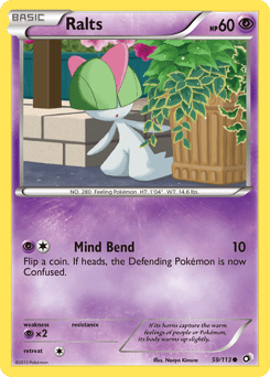 Ralts #59 from Legendary Treasures