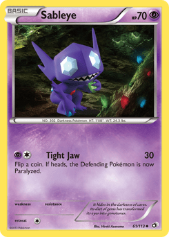 Sableye #61 from Legendary Treasures