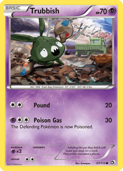 Trubbish #67 from Legendary Treasures