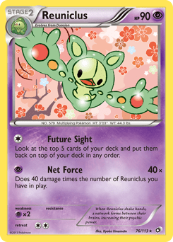 Reuniclus #76 from Legendary Treasures