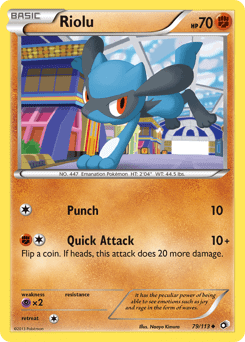Riolu #79 from Legendary Treasures