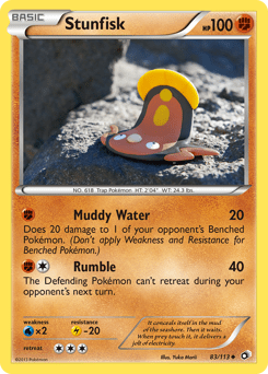Stunfisk #83 from Legendary Treasures