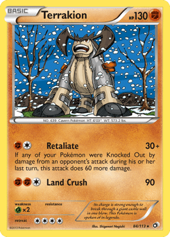 Terrakion #84 from Legendary Treasures