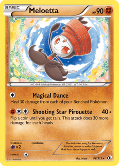 Meloetta #86 from Legendary Treasures