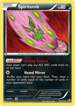 Spiritomb #87 from Legendary Treasures