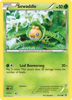 Sewaddle #9 from Legendary Treasures