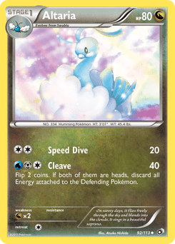 Altaria #92 from Legendary Treasures