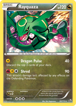 Rayquaza #93 from Legendary Treasures