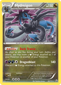 Hydreigon #99 from Legendary Treasures