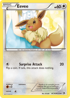 Eevee #RC14 from Legendary Treasures