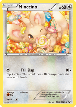 Minccino #RC18 from Legendary Treasures
