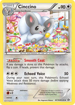 Cinccino #RC19 from Legendary Treasures