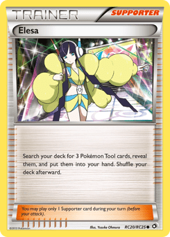 Elesa #RC20 from Legendary Treasures