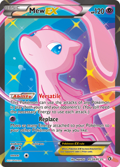 Mew-EX #RC24 from Legendary Treasures