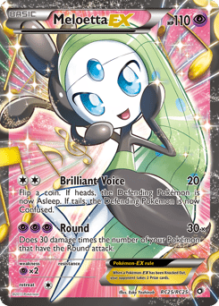 Meloetta-EX #RC25 from Legendary Treasures