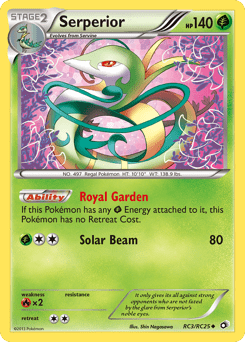 Serperior #RC3 from Legendary Treasures