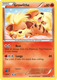 Growlithe #RC4 from Legendary Treasures