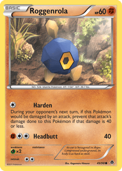 Roggenrola #49 from Emerging Powers
