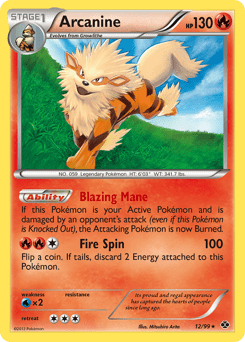 Arcanine #12 from Next Destinies
