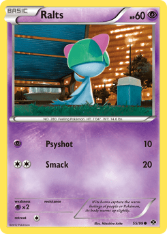 Ralts #55 from Next Destinies