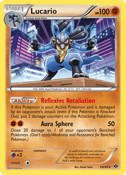 Lucario #64 from Next Destinies