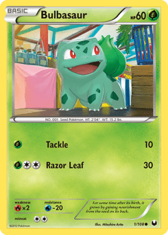 Bulbasaur #1 from Dark Explorers