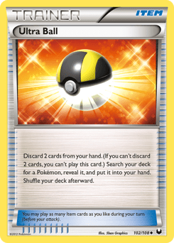 Ultra Ball #102 from Dark Explorers