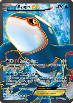 Kyogre-EX #104 from Dark Explorers