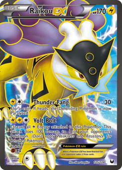Raikou-EX #105 from Dark Explorers