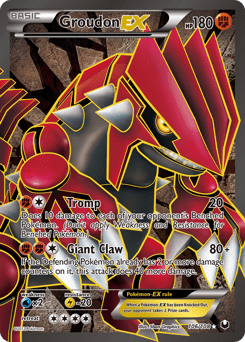Groudon-EX #106 from Dark Explorers
