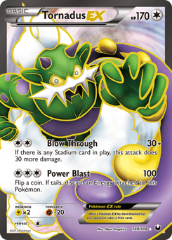 Tornadus-EX #108 from Dark Explorers