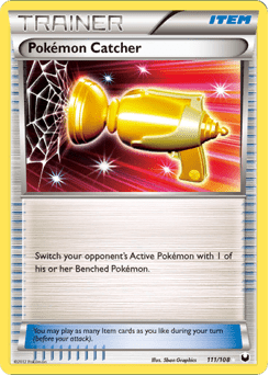 Pokémon Catcher #111 from Dark Explorers