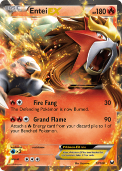 Entei-EX #13 from Dark Explorers