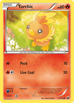 Torchic #15 from Dark Explorers