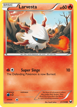 Larvesta #21 from Dark Explorers