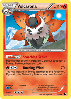 Volcarona #22 from Dark Explorers