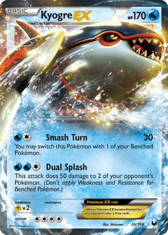 Kyogre-EX #26 from Dark Explorers
