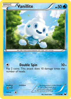 Vanillite #33 from Dark Explorers