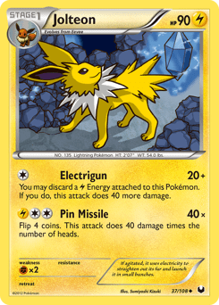 Jolteon #37 from Dark Explorers
