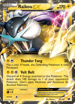 Raikou-EX #38 from Dark Explorers