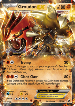 Groudon-EX #54 from Dark Explorers