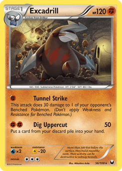 Excadrill #56 from Dark Explorers