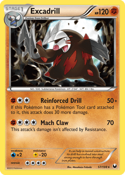 Excadrill #57 from Dark Explorers