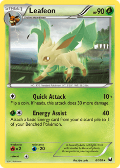Leafeon #6 from Dark Explorers