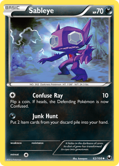 Sableye #62 from Dark Explorers