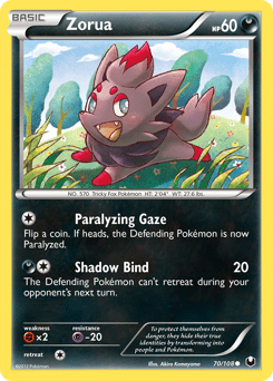 Zorua #70 from Dark Explorers